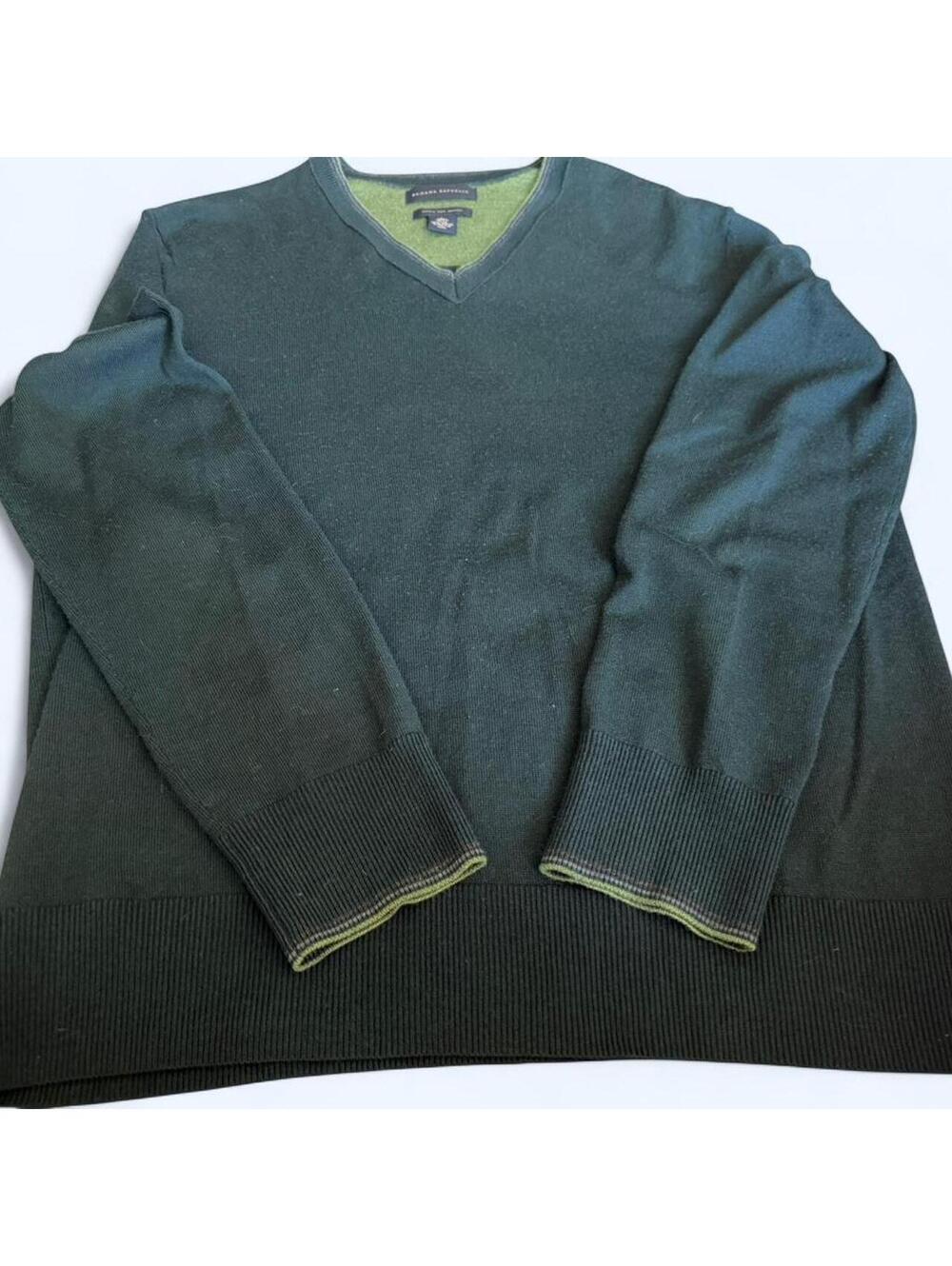 Banana Republic Women's Green and Black Jumper